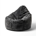 Pufa worek sako antracytowa z poliestru sztruksowego 90 x 90 x 100 cm